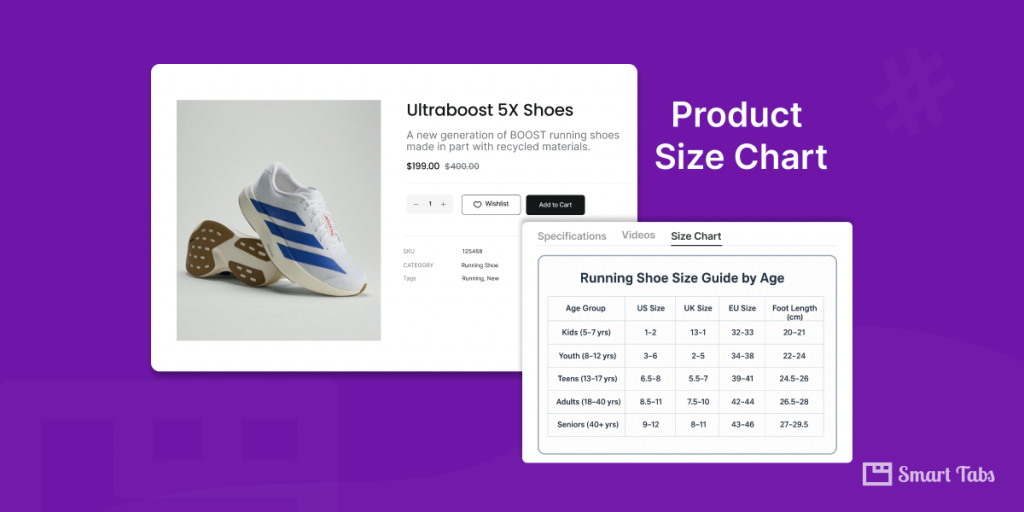 How to add product size charts in WooCommerce