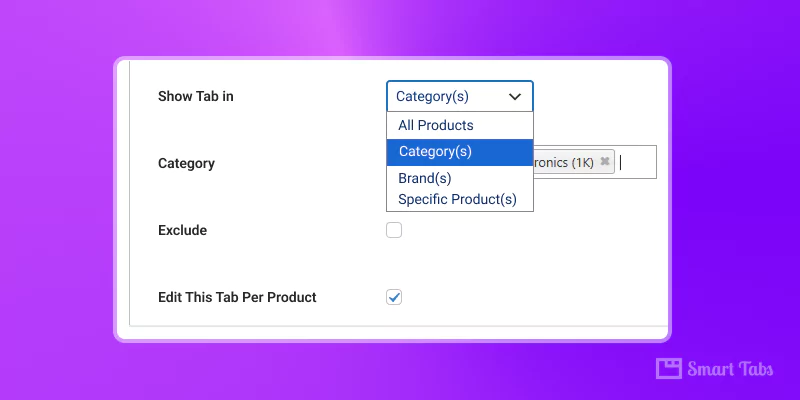 featured image for the blog How to Manage WooCommerce Product Tabs Per Product or Category 
