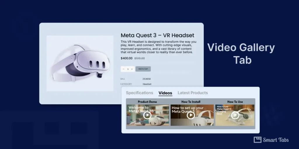 How to add WooCommerce Video Gallery Tab