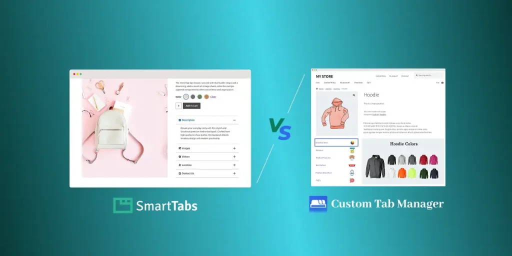 Smart Tabs Pro vs Custom Tabs Manager WooCommerce Tab Plugins Comparision