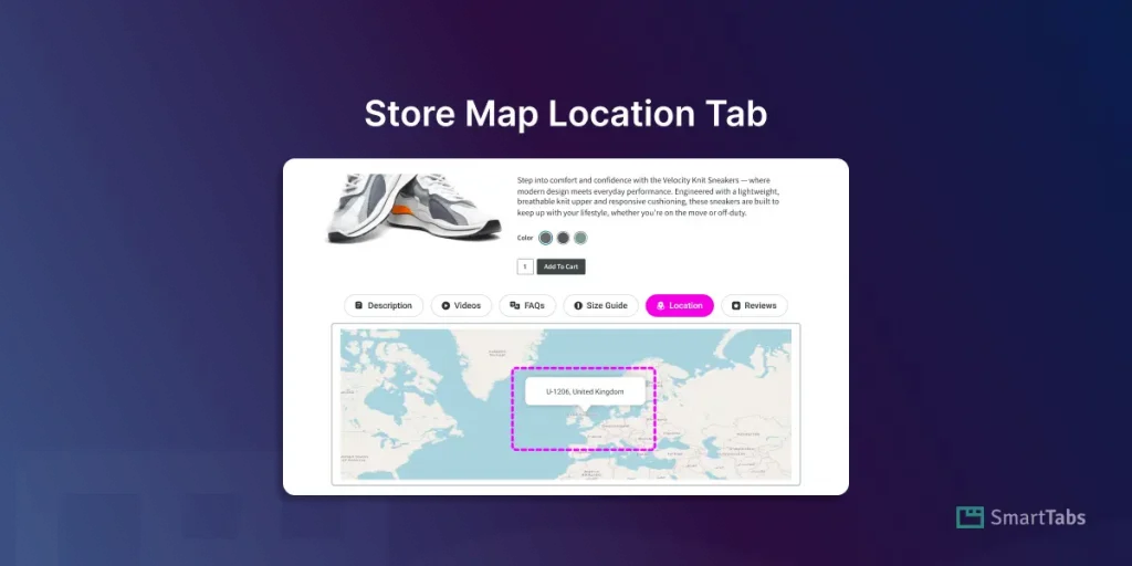 How to Add WooCommerce Store Map Location Tab to Product Page